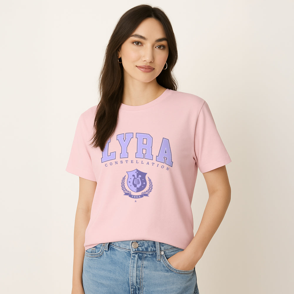 Lyra Constellation T Shirt 100% Organic Cotton