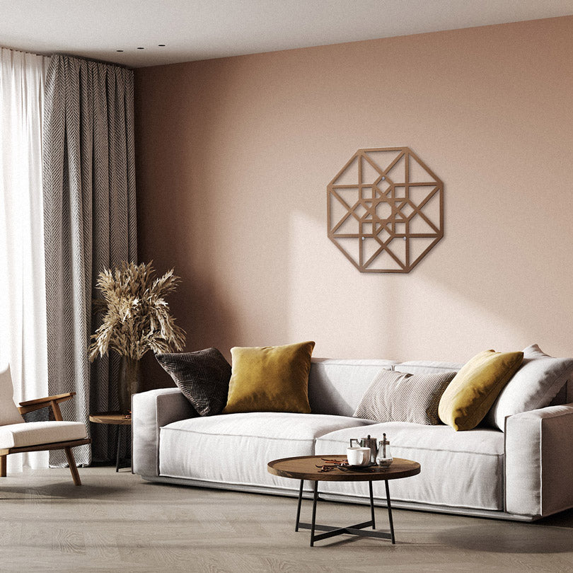 Tesseract Metal Wall Art