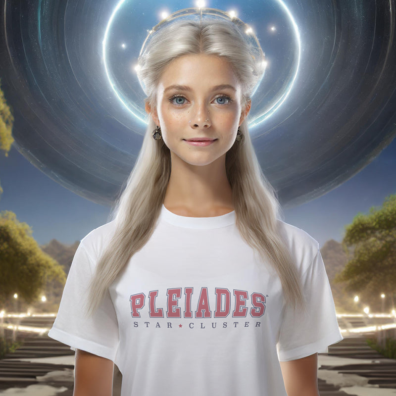 Pleiades Star Cluster T-Shirt 100% Organic Cotton