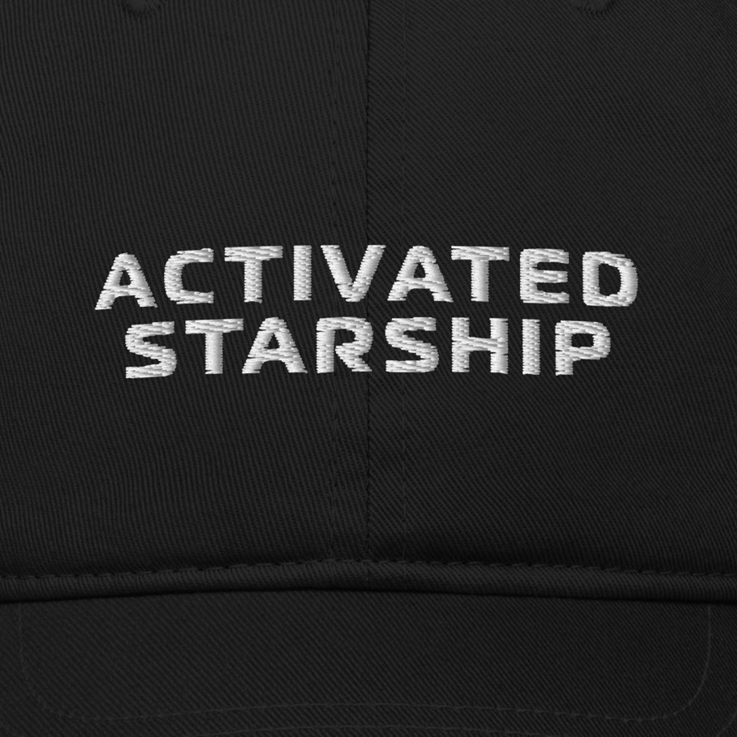 Activated Starship Cap 100% Organic Cotton Embroidered