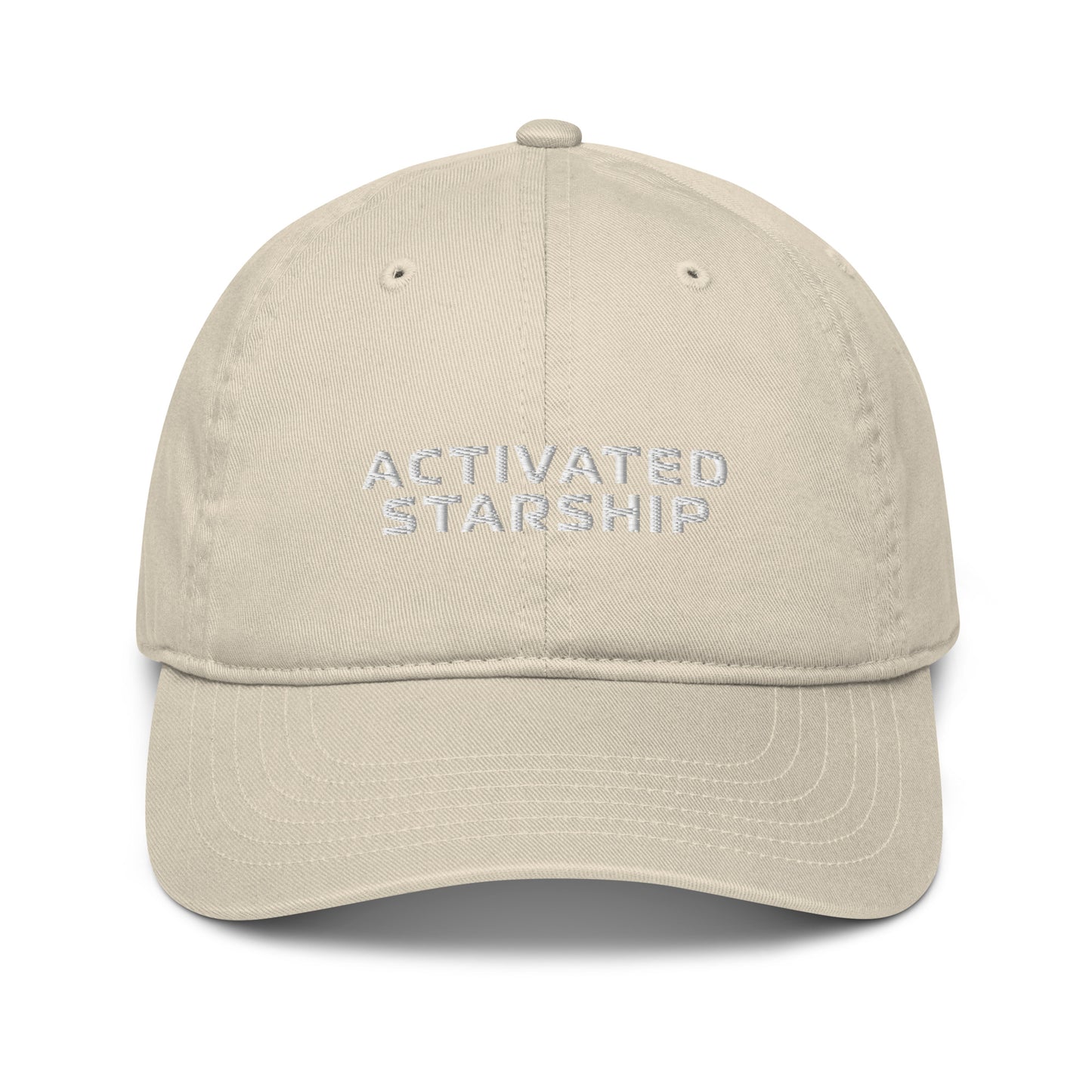 Activated Starship Cap 100% Organic Cotton Embroidered