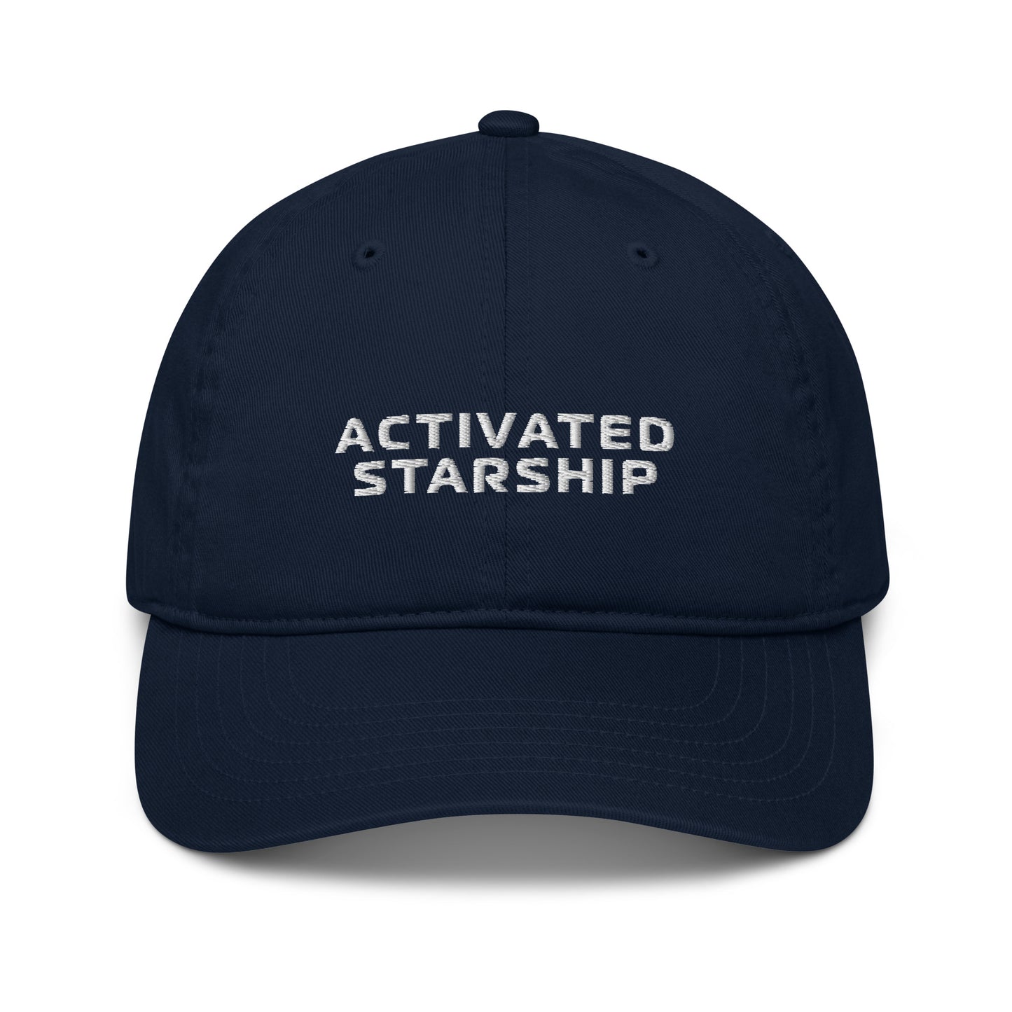 Activated Starship Cap 100% Organic Cotton Embroidered