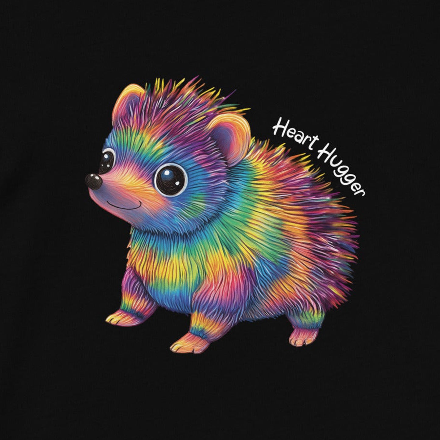 Hedgehog Organic Cotton Kid T-Shirt Heart Hugger