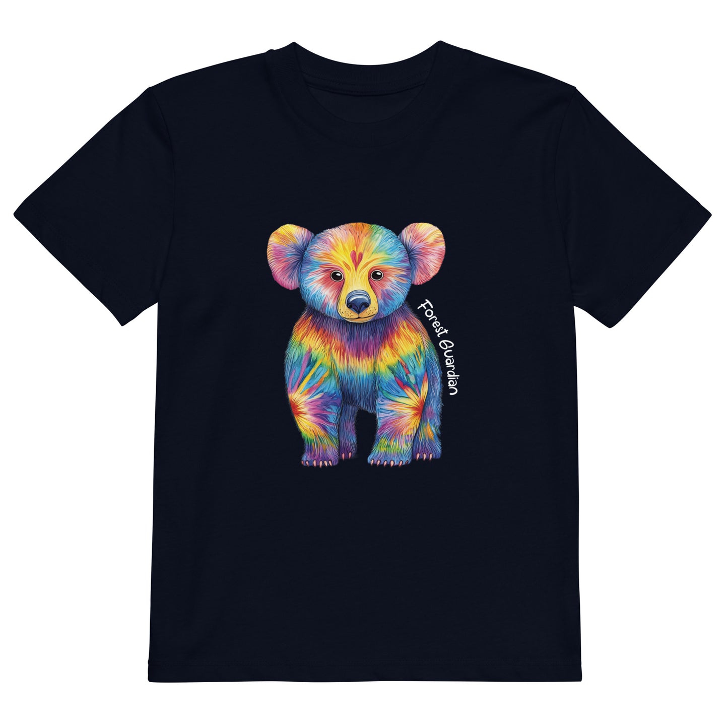 Bear Organic Cotton Kid T-Shirt Forest Guardian