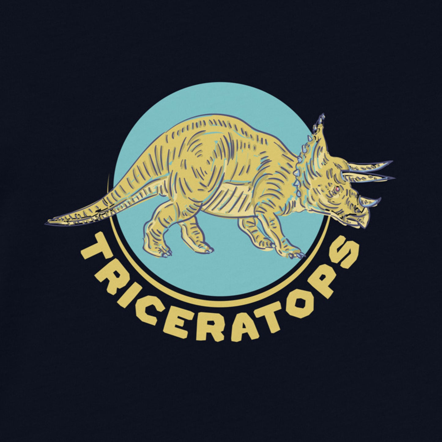 Triceratops Dinosaur Kids T-Shirt 100% Organic Cotton - “Know Your Dinosaurs” Collection
