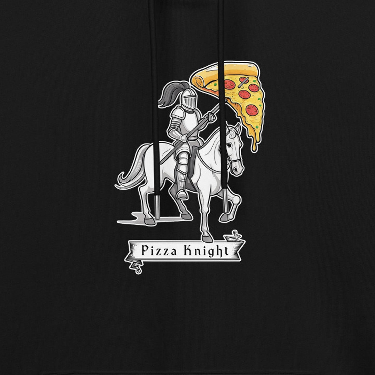 Pizza Knight Hoodie 100% Organic Cotton