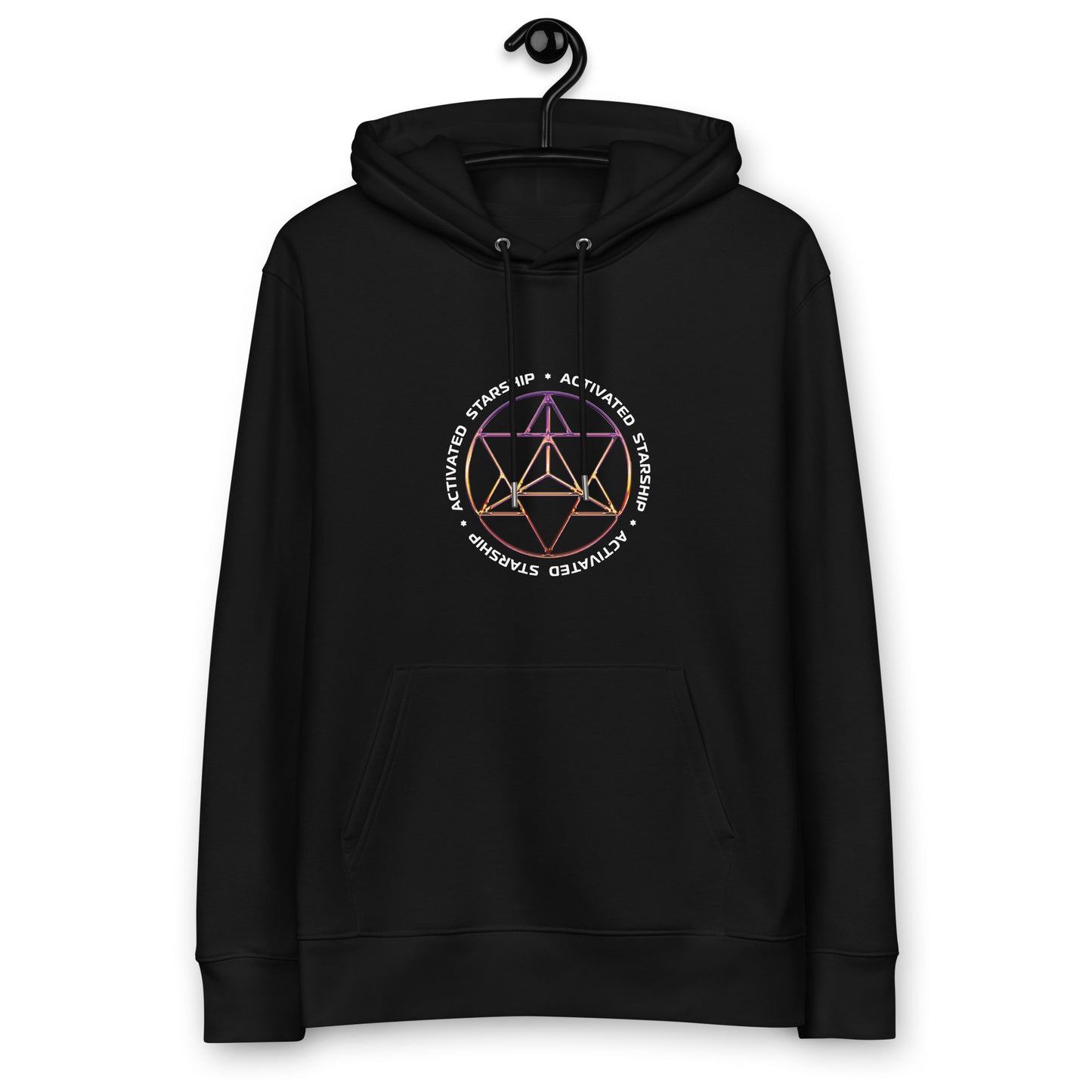 Merkaba Activated Starship Hoodie 100% Organic Cotton