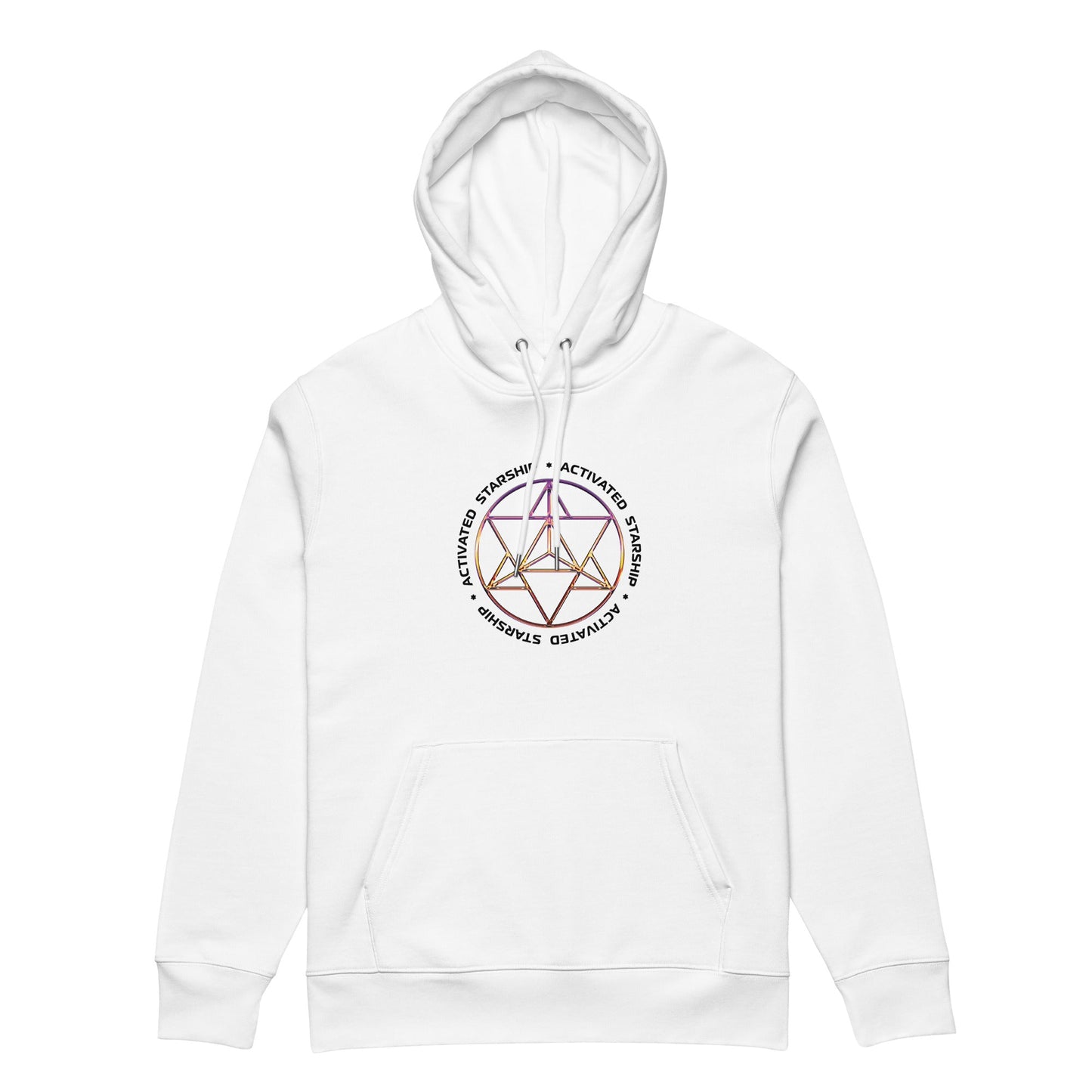 Merkaba Activated Starship Hoodie 100% Organic Cotton