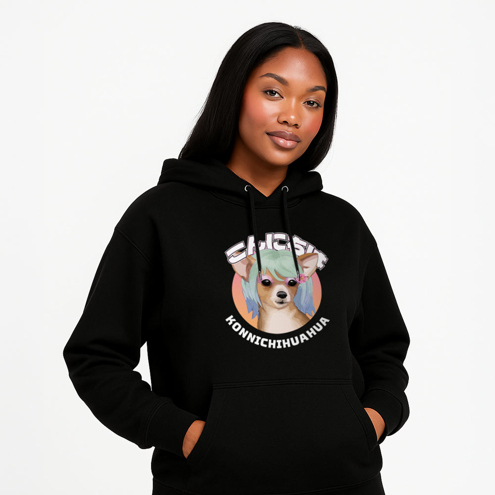Konnichihuahua Hoodie 100% Organic Cotton