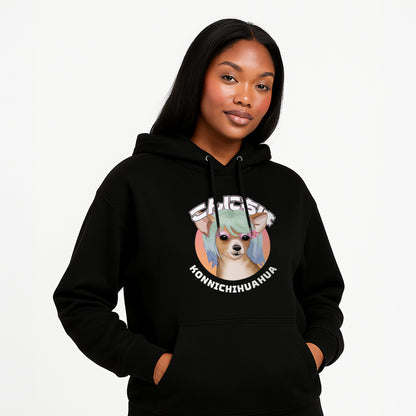 Konnichihuahua Hoodie 100% Organic Cotton