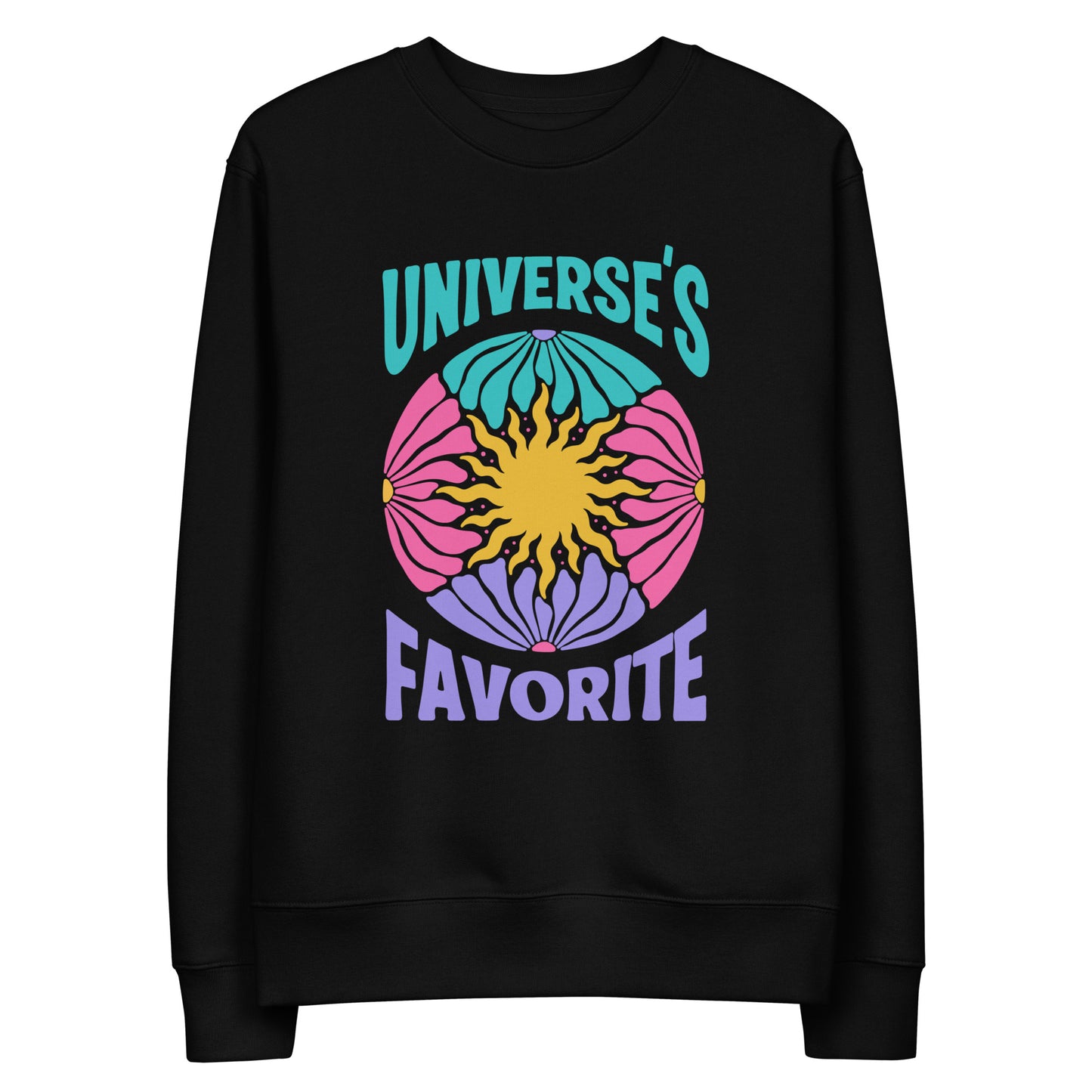 Let's be real—you know you’re the Universe’s Favorite, and now you’ve got the sweater to prove it. Made from 100% organic cotton, this sweater wraps you in heavyweight comfort, giving you that extra boost of cosmic confidence.
