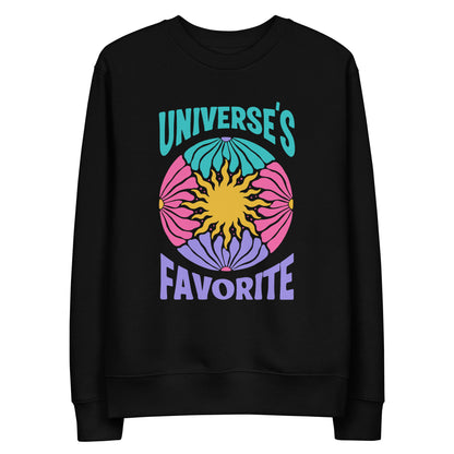 Let's be real—you know you’re the Universe’s Favorite, and now you’ve got the sweater to prove it. Made from 100% organic cotton, this sweater wraps you in heavyweight comfort, giving you that extra boost of cosmic confidence.

