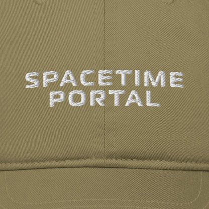 Spacetime Portal Cap 100% Organic Cotton Embroidered