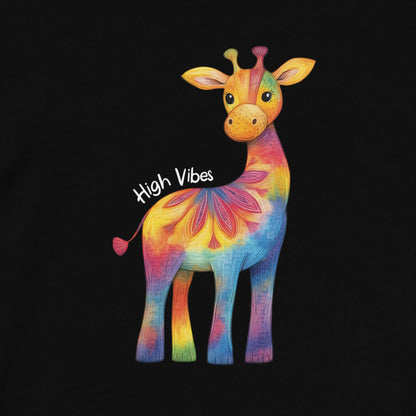 Giraffe Organic Cotton Kid T-Shirt High Vibes