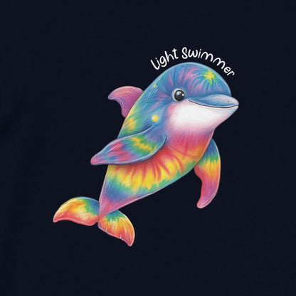 Dolphin Organic Cotton Kid T-Shirt Light Swimmer