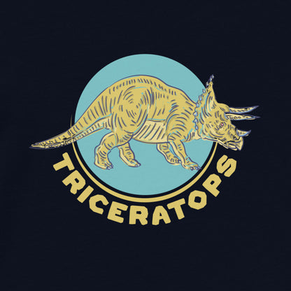 Triceratops Dinosaur Kids T-Shirt 100% Organic Cotton - “Know Your Dinosaurs” Collection