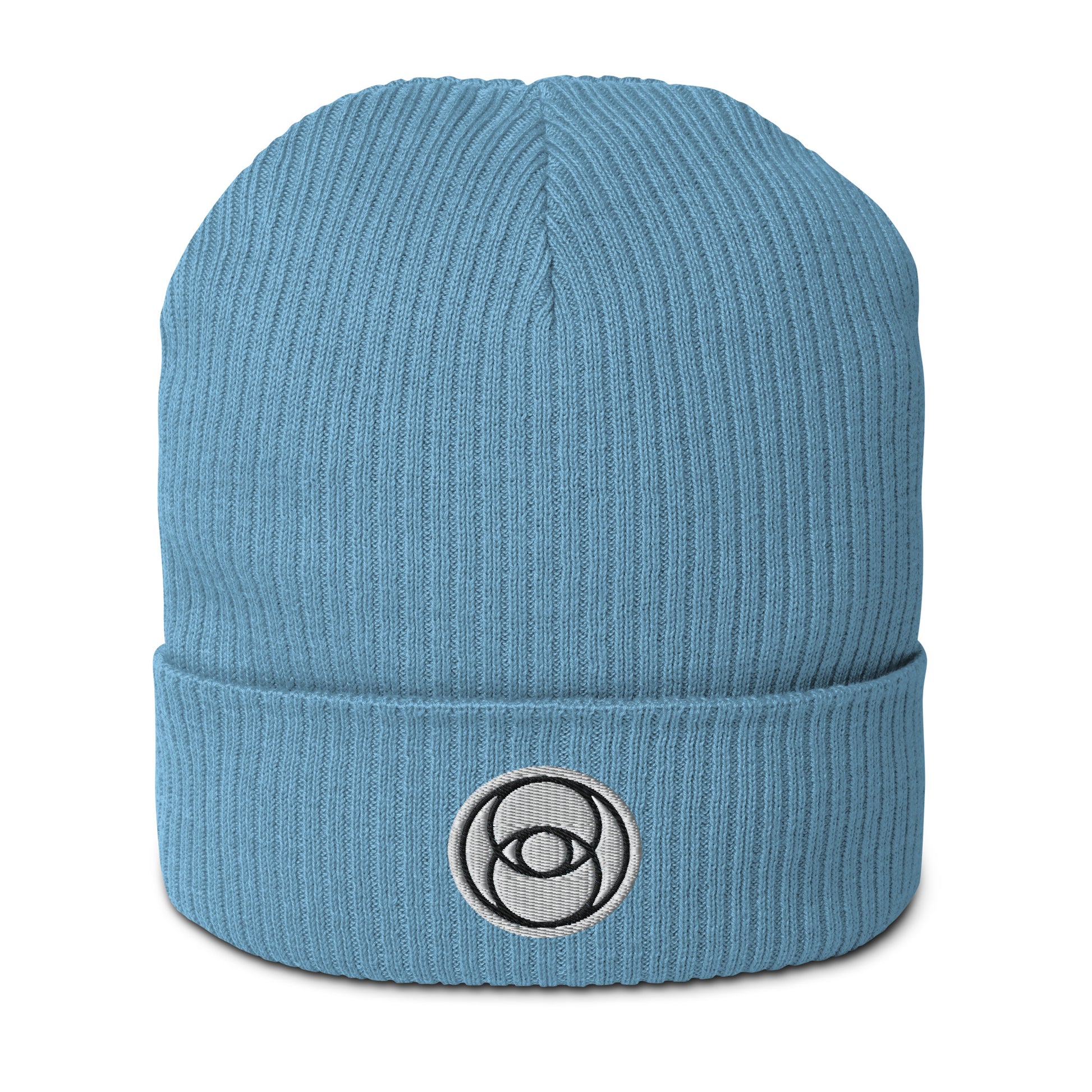 The Vesica Piscis Organic Cotton Beanie in Bermuda Blue is all about harmonious unions. Made of organic cotton and featuring a Vesica Piscis embroidery, this piece is something special. The Vesica Piscis symbolizes unity, balance, and connecting with the universe. Our beanies are made with breathable, lightweight fabric and natural materials, so you can stay comfy while you're exploring the mysteries of existence. Grab one of these beanies and add a touch of divinity to your style.