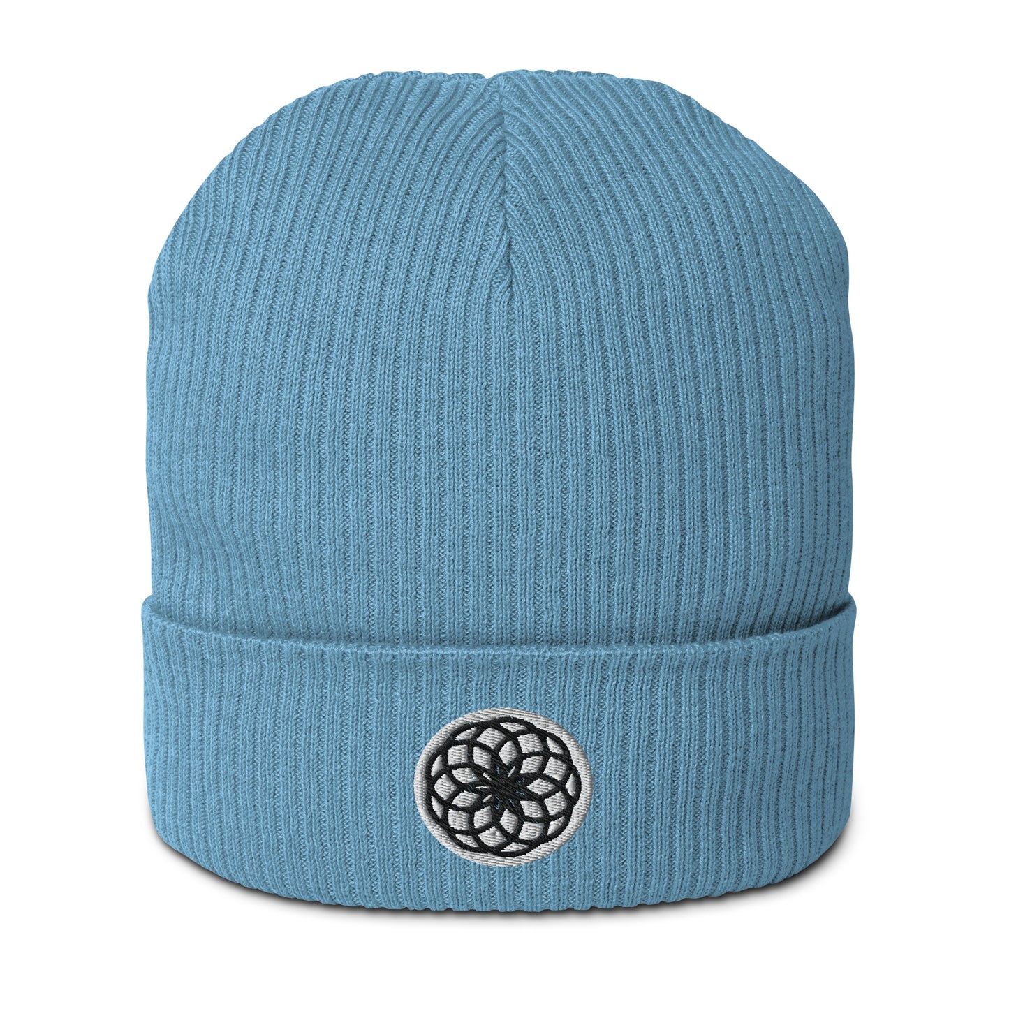 Check out our Organic Cotton Lotus of Life Beanie in Bermuda Blue. Made from organic cotton and featuring a Lotus of Life embroidery, it's not your average hat. It's about purity, growth, and embracing life. Plus, it's made of breathable and lightweight natural fabric, so you can stay comfy wherever your journey takes you. Grab one and add a laid-back, high vibe touch to your style.
