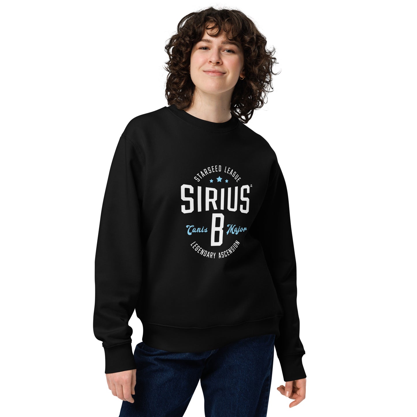 Sirius B Starseed Sweatshirt 100% Organic Cotton