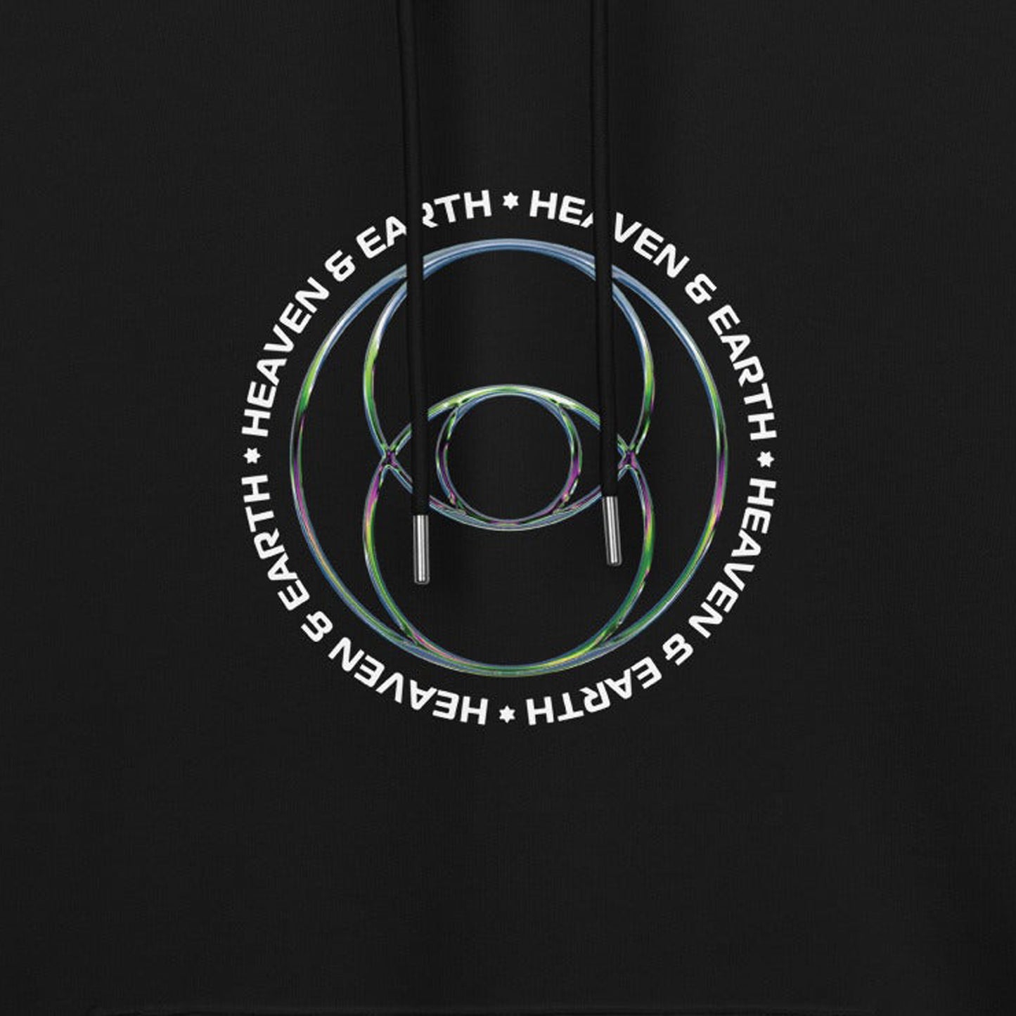 Vesica Piscis Heaven & Earth Hoodie 100% Organic Cotton