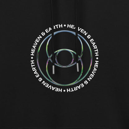 Vesica Piscis Heaven & Earth Hoodie 100% Organic Cotton