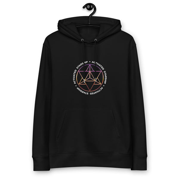 Merkaba Activated Starship Hoodie 100% Organic Cotton