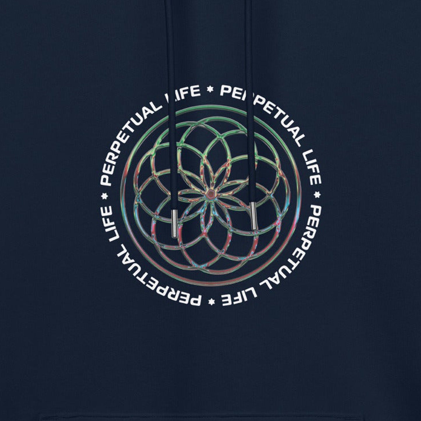 Lotus Of Life Perpetual Life Hoodie 100% Organic Cotton