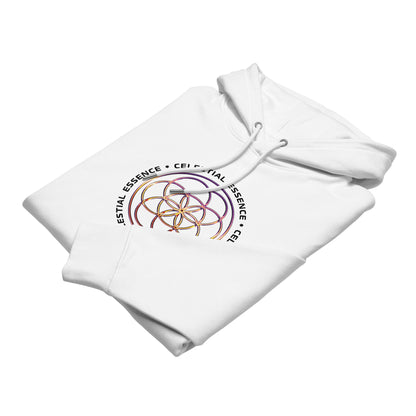 Celestial Essence Seed Of Life Hoodie 100% Organic Cotton