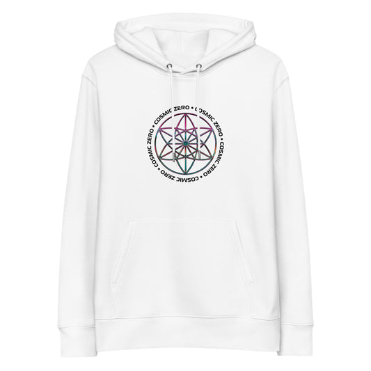 Cosmic Zero Vector Equilibrium Hoodie 100% Organic Cotton