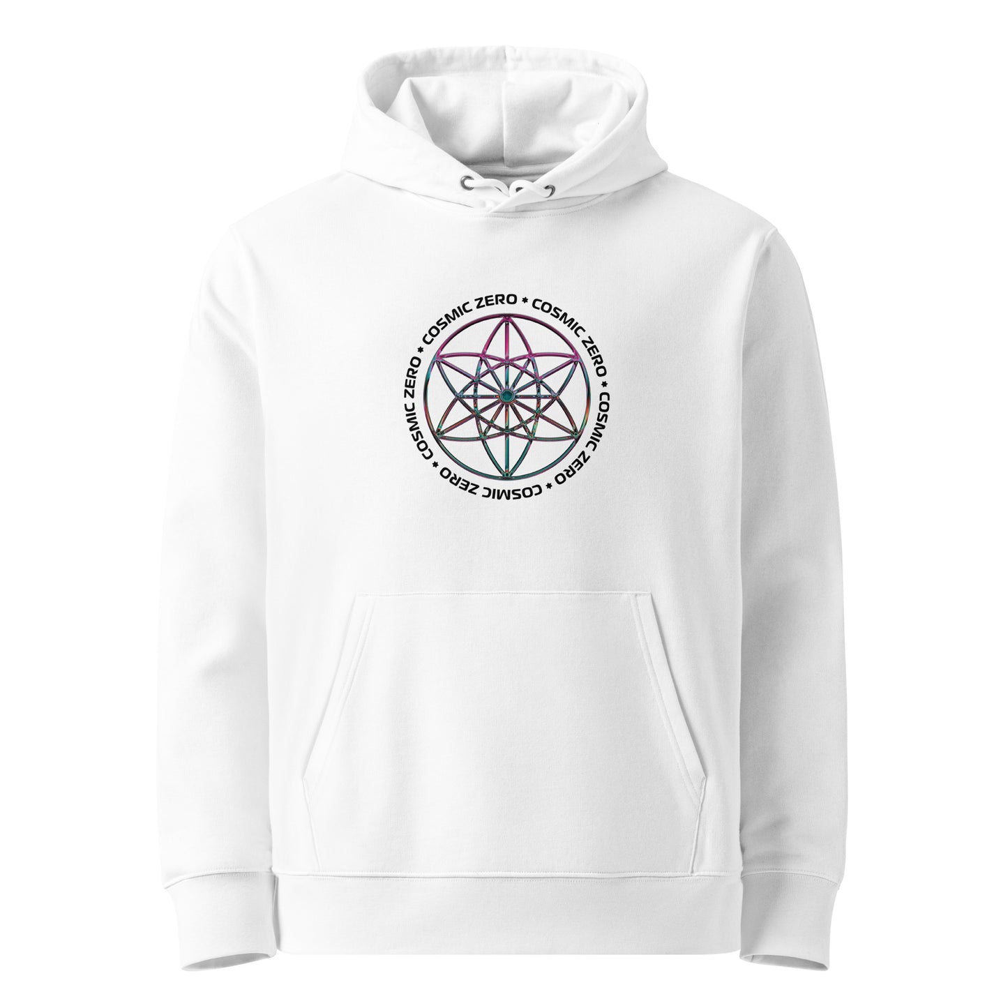 Cosmic Zero Vector Equilibrium Hoodie 100% Organic Cotton