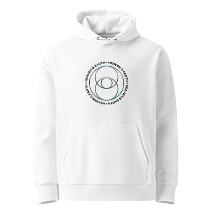 Heaven & Earth Vesica Piscis Hoodie 100% Organic Cotton