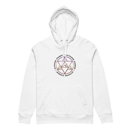 Activated Starship Merkaba Hoodie 100% Organic Cotton