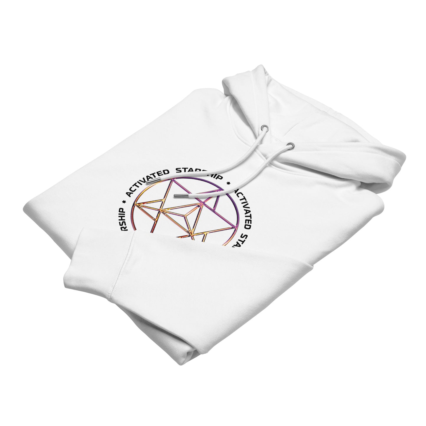 Activated Starship Merkaba Hoodie 100% Organic Cotton