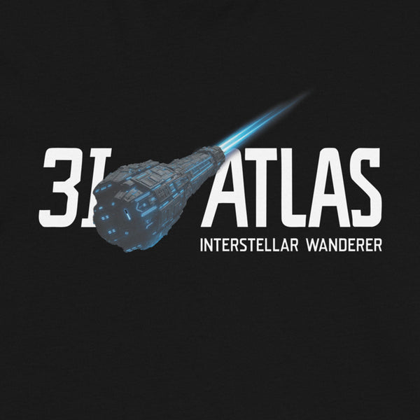 3I/ATLAS Interstellar Wanderer T-Shirt 100% Organic Cotton