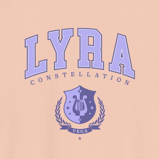 Lyra Constellation T Shirt 100% Organic Cotton