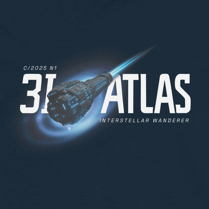 3I/ATLAS Interstellar Wanderer Galactic T-Shirt 100% Organic Cotton
