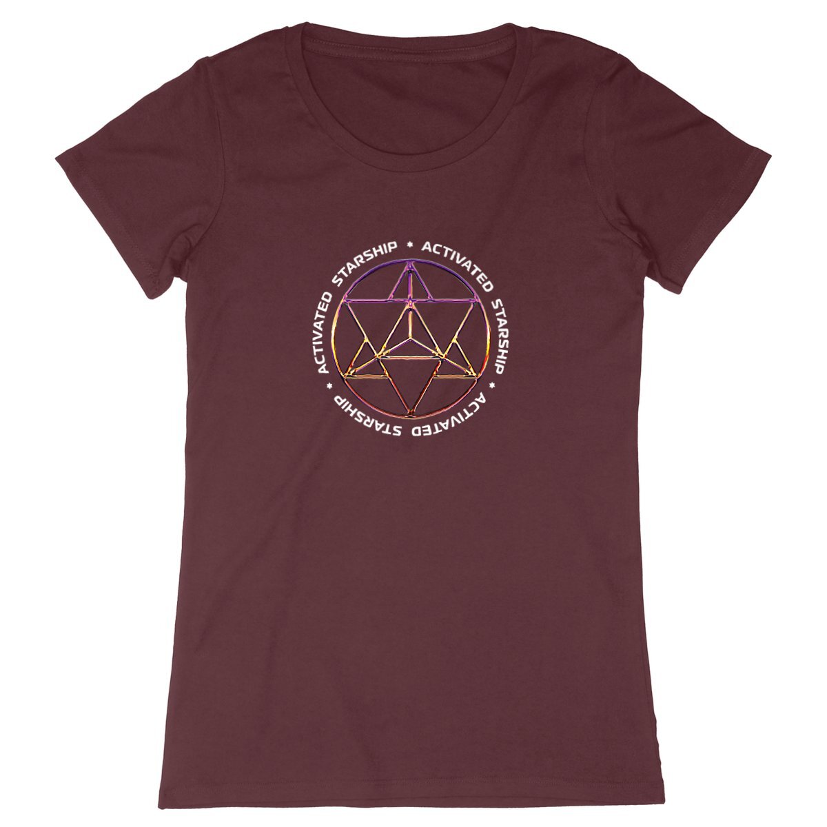 Activated Starship Organic Cotton Women T Shirt